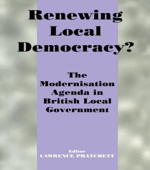 Cover of the book Renewing Local Democracy? by Jere Brophy, Janet Alleman, Barbara Knighton