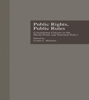 Cover of the book Public Rights, Public Rules by Victor De La Cancela, Jean Lau Chin, Yvonne Jenkins