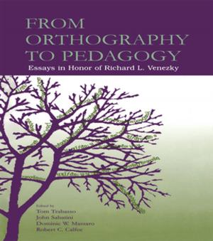 Cover of the book From Orthography to Pedagogy by Ronald J. Zboray, Mary Saracino Zboray