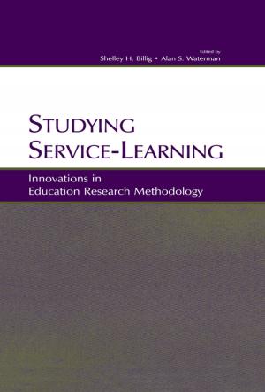 Cover of the book Studying Service-Learning by Robyn M. Gillies