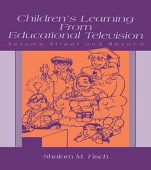 Cover of the book Children's Learning From Educational Television by Paul Saintilan, David Schreiber