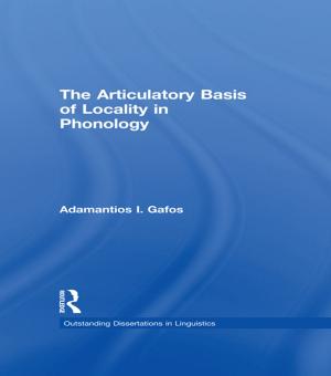 Cover of the book The Articulatory Basis of Locality in Phonology by G. D. H. Cole
