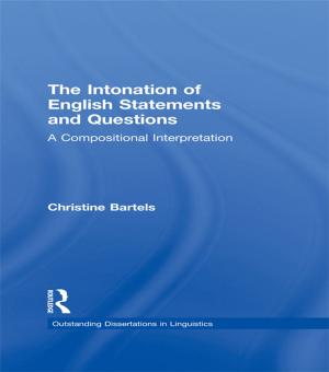 Cover of the book The Intonation of English Statements and Questions by 