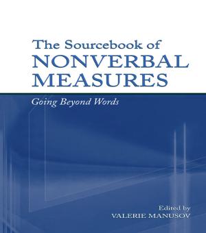 Cover of the book The Sourcebook of Nonverbal Measures by 