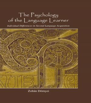 Book cover of The Psychology of the Language Learner