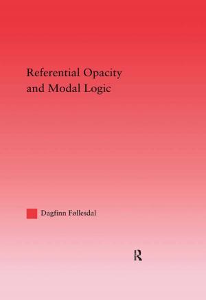 Cover of the book Referential Opacity and Modal Logic by Verrier Elwin