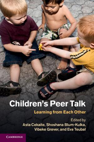 Cover of the book Children's Peer Talk by Jochen von Bernstorff