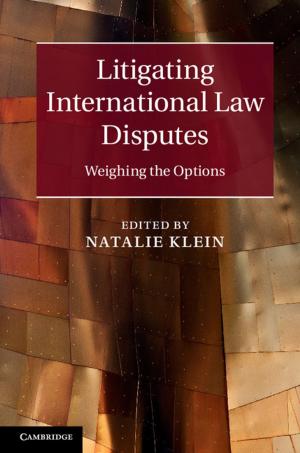 Cover of the book Litigating International Law Disputes by 