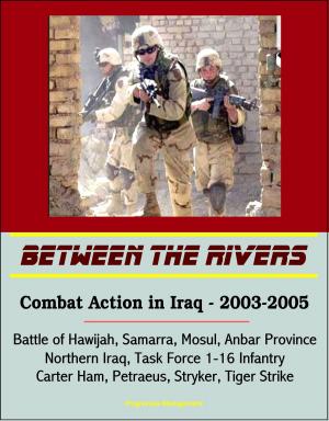 bigCover of the book Between the Rivers: Combat Action in Iraq - 2003-2005, Battle of Hawijah, Samarra, Mosul, Anbar Province, Northern Iraq. Task Force 1-16 Infantry, Carter Ham, Petraeus, Stryker, Tiger Strike by 