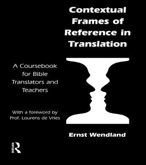 Cover of the book Contextual Frames of Reference in Translation by Eric Lee Goodfield