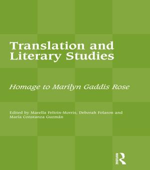 Cover of the book Translation and Literary Studies by Cathy Catroppa, Vicki Anderson, Miriam Beauchamp, Keith Yeates
