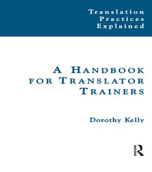 Book cover of A Handbook for Translator Trainers