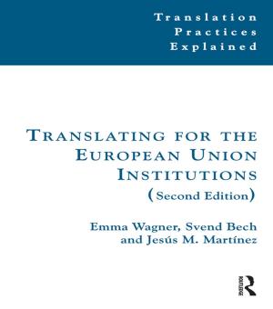 Cover of the book Translating for the European Union Institutions by Jack Werber