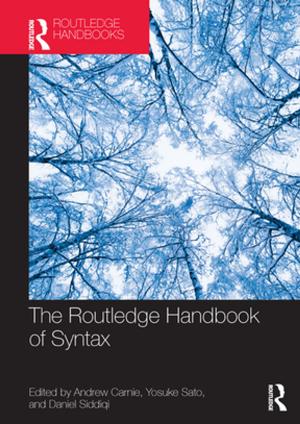 Cover of the book The Routledge Handbook of Syntax by Nigel Blake, Paul Smeyers, Richard Smith, Paul Standish