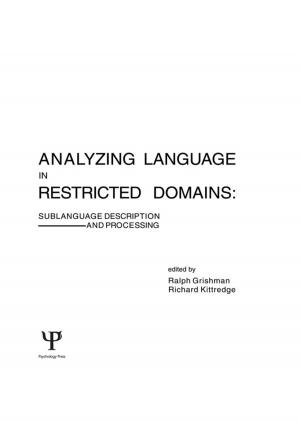 Cover of the book Analyzing Language in Restricted Domains by Chris Hables Gray