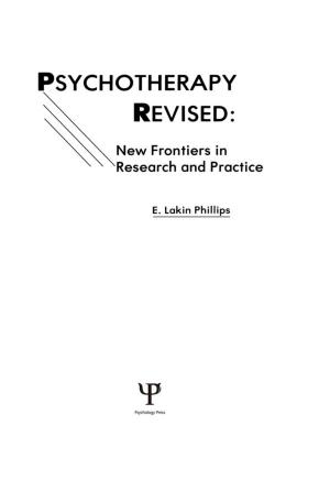 Cover of the book Psychotherapy Revised by Sarah E. Hampson