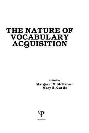 Cover of the book The Nature of Vocabulary Acquisition by Kathleen R. Arnold