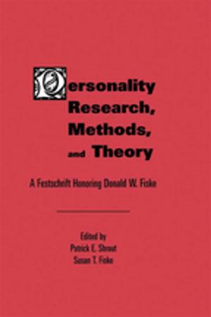 bigCover of the book Personality Research, Methods, and Theory by 