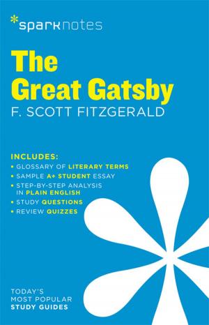 Book cover of The Great Gatsby SparkNotes Literature Guide