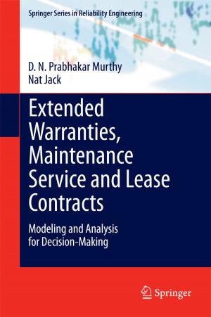 Book cover of Extended Warranties, Maintenance Service and Lease Contracts