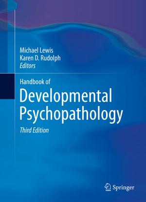 Cover of the book Handbook of Developmental Psychopathology by P. J. H. Baily