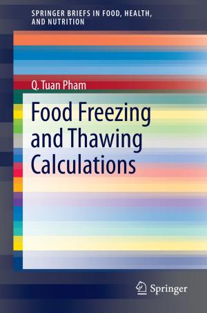 Cover of the book Food Freezing and Thawing Calculations by Felipe Linares, Gustavo Ponce