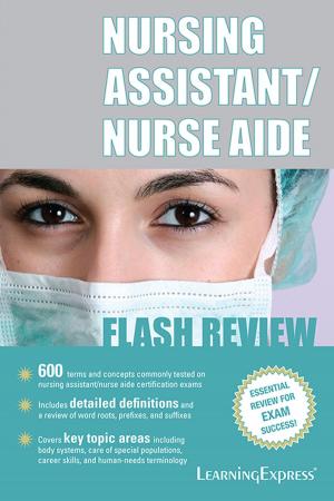 Cover of the book Nursing Assistant/Nurse Aide Flash Review by LearningExpress