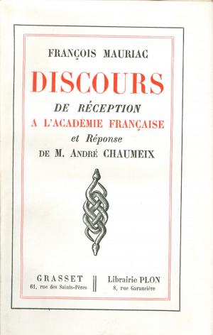 Cover of the book Discours de réception à l'Académie française by Jean Cocteau