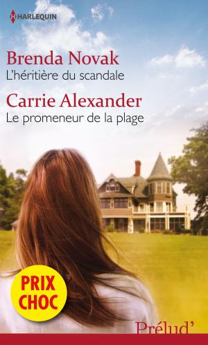 Book cover of L'héritière du scandale - Le promeneur de la plage
