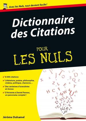 Cover of the book Dictionnaire des citations Pour les Nuls by LONELY PLANET FR