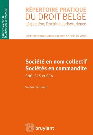 Cover of the book Sociétés en nom collectif et sociétés en commandite by 