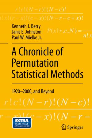 Book cover of A Chronicle of Permutation Statistical Methods