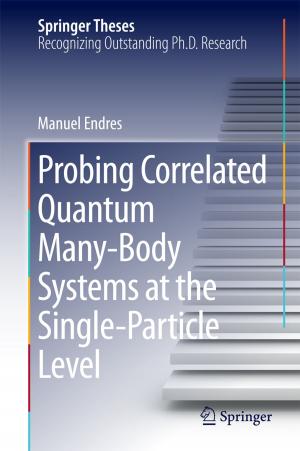 Cover of the book Probing Correlated Quantum Many-Body Systems at the Single-Particle Level by Juan M. Martín-Sánchez, José Rodellar
