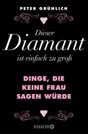 Cover of the book Dieser Diamant ist einfach zu groß by Melanie Lumsden-Ablan