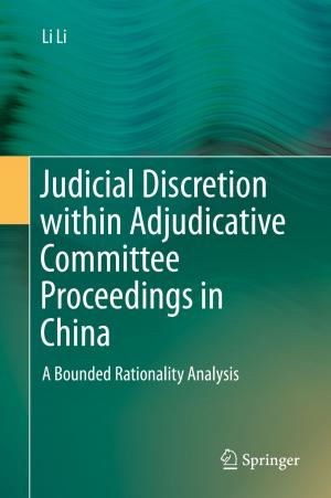 Book cover of Judicial Discretion within Adjudicative Committee Proceedings in China