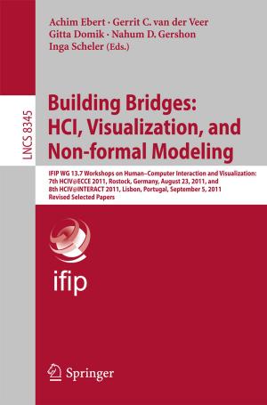 Cover of the book Building Bridges: HCI, Visualization, and Non-formal Modeling by Yves Keravel, G. Debrun, P. Decq, Marc Sindou, F.G. Diaz, V. Dolenc, J. Duquesnel, A. Gaston, Y. Guegan, J. Huppert, C. Marsault, P. Mercier, J. Moret, F.R. Nelson, J.P. Nguyen, G. Perrin, J. Pialat