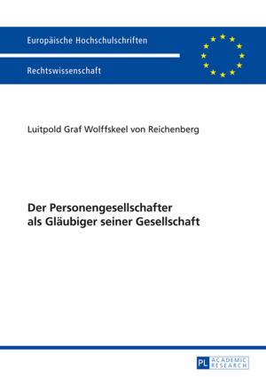 Cover of the book Der Personengesellschafter als Glaeubiger seiner Gesellschaft by Bogdana Koljevic