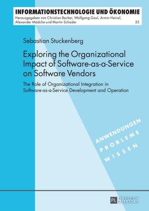 Cover of the book Exploring the Organizational Impact of Software-as-a-Service on Software Vendors by Rose von Richthofen