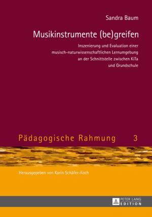 Cover of the book Musikinstrumente (be)greifen by Gregor Nikolas Rutow