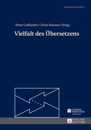 Cover of the book Vielfalt des Uebersetzens by Benjamin Wübbelt