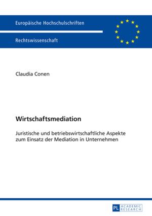 Cover of the book Wirtschaftsmediation by Lisa Socrates