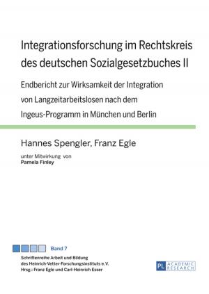 Cover of the book Integrationsforschung im Rechtskreis des deutschen Sozialgesetzbuches II by Klea Faniko