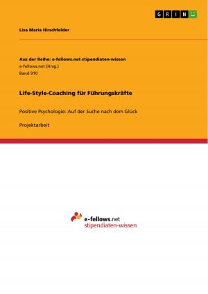 Cover of the book Life-Style-Coaching für Führungskräfte by Tobias Scheidacker, Peter Hesse