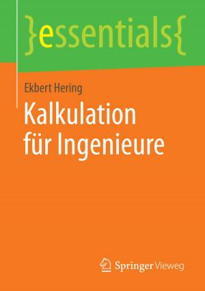 Cover of the book Kalkulation für Ingenieure by Ralf T. Kreutzer