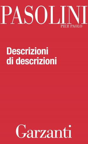 Cover of the book Descrizioni di descrizioni by Pier Paolo Pasolini