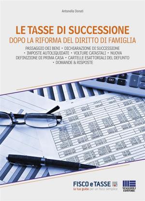 bigCover of the book Le tasse di successione dopo la riforma del diritto di famiglia by 