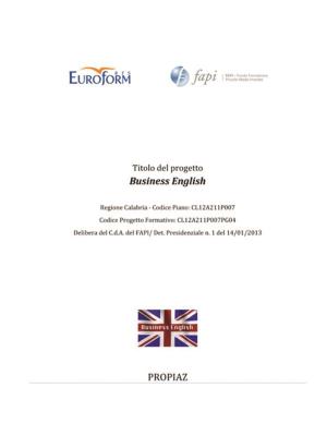 Cover of the book Business English by Gianluca Villano