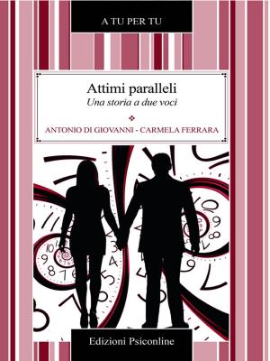 Book cover of Attimi paralleli. Una storia a due voci