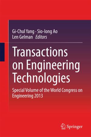 Cover of the book Transactions on Engineering Technologies by Arnout Jozef Ceulemans