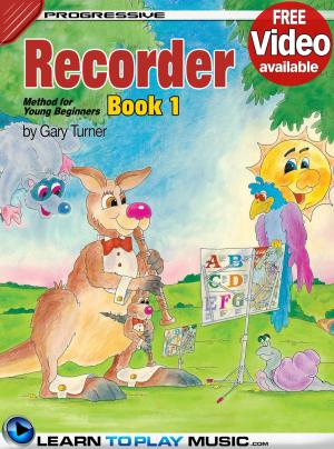 Book cover of Recorder Lessons for Kids - Book 1